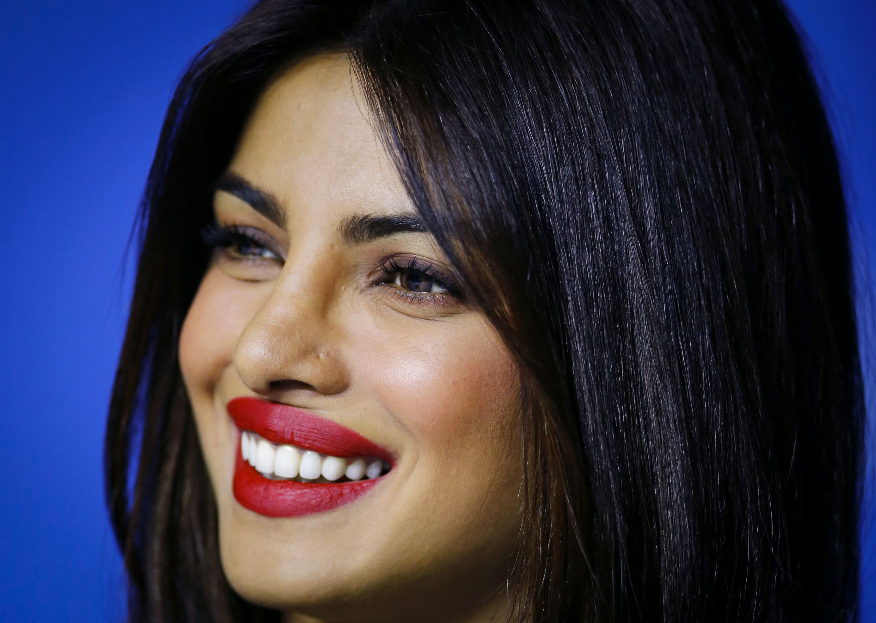 Bollywood actress Priyanka Chopra of India speaks during the news conference for u00e2u20acu02dcMary Komu00e2u20acu2122 at the Toronto International Film Festival (TIFF) in Toronto, September 4, 2014. u00e2u20acu201d Reuters pic