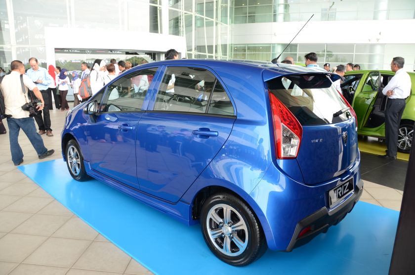 The Proton Iriz comes in various colours. u00e2u20acu2022 Picture by YS Khong