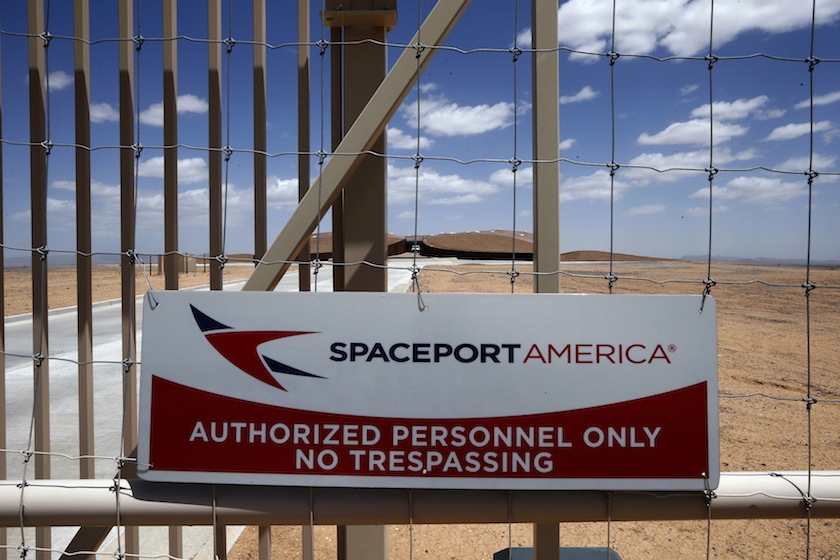 A view of the perimeter fence of Spaceport America near Truth or Consequences, New Mexico is shown in this May 1, 2014 file photo. u00e2u20acu201d Reuters pic