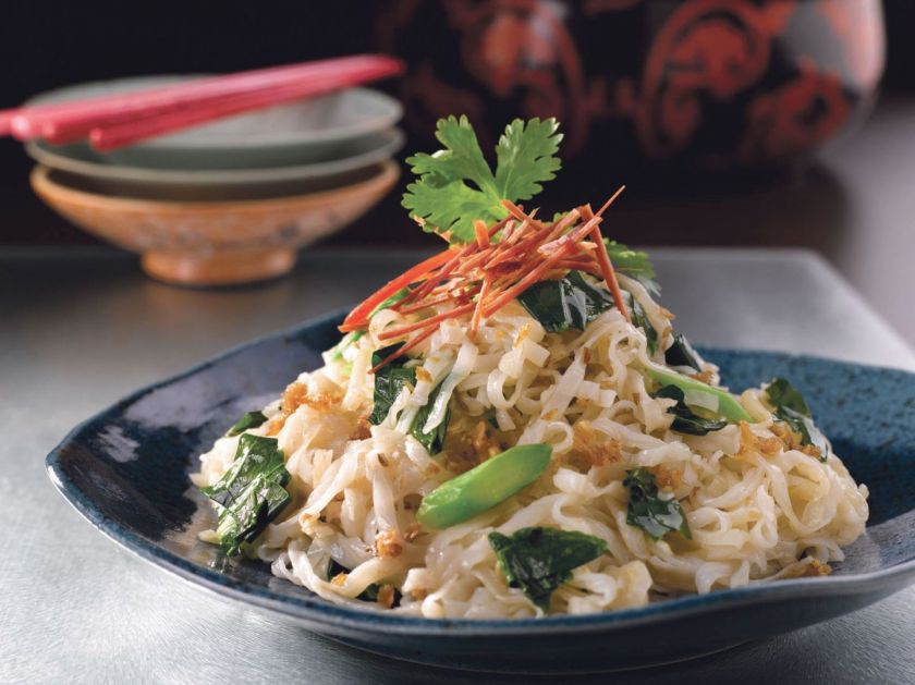 Visitors can sample Chui Huay Lim Teochew Cuisine’s popular Teochew fried kway teow with diced kai lan. — TODAY pic