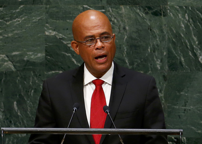 Michel Joseph Martelly, President of Haiti has postponed legislative and municipal elections, October 26, 2014. u00e2u20acu201d Reuters pic 