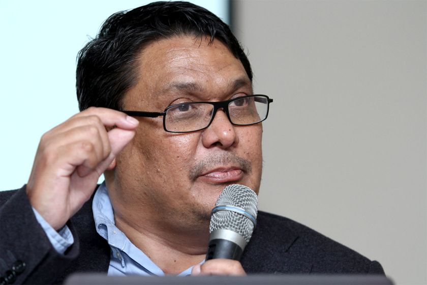 Dr Ahmad Farouk Musa delivers his speech at a seminar entitled Threat of Fundamentalism in this Century at the University Of Nottingham Malaysia Campus in Kuala Lumpur, October 18, 2014. u00e2u20acu201d Picture by Yusof Mat Isa