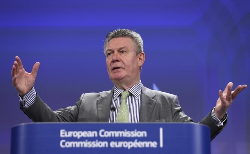File picture shows European Trade Commissioner Karel De Gucht speaking during a news conference at the EU Commission headquarters in Brussels. The EU has concluded talks on a free trade deal with Singapore. u00e2u20acu201d Reuters pic