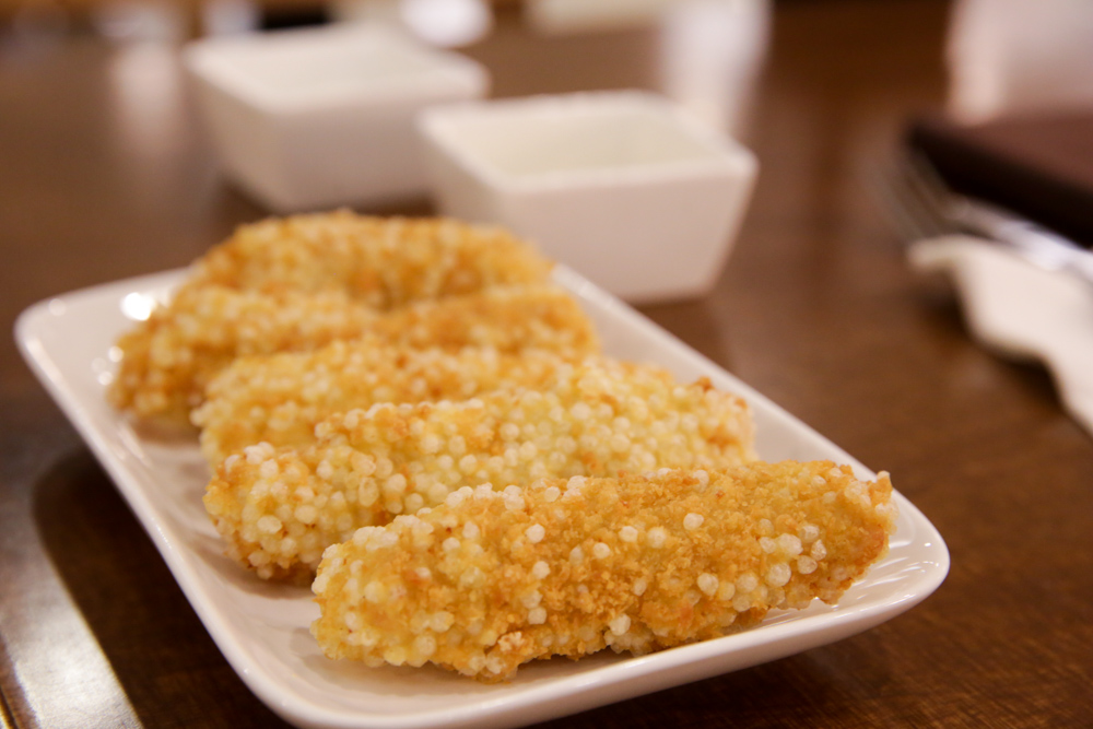 The Sal Sal chicken strips are coated with a special rice batter. u00e2u20acu201d Pix by Choo Choy May