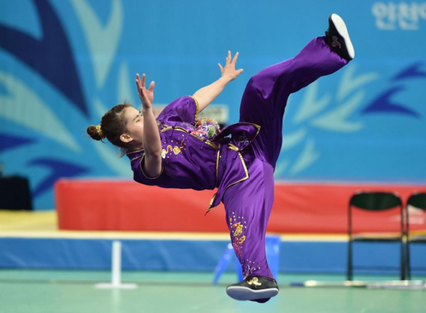 Tai Cheau Xuen of Malaysia performs during the wushu womenu00e2u20acu2122s nanquan final at the 2014 Asian Games in Incheon on September 20, 2014. u00e2u20acu201d AFP pic