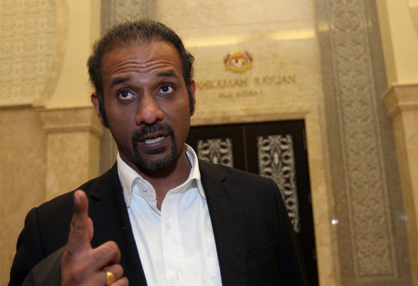 Datuk Seri Anwar Ibrahimu00e2u20acu2122s counsel Ramkarpal Singh answers reportersu00e2u20acu2122 questions after coming out of the Federal Court at the Palace of Justice, Putrajaya, October 29, 2014. u00e2u20acu201d Picture by Yusof Mat Isa