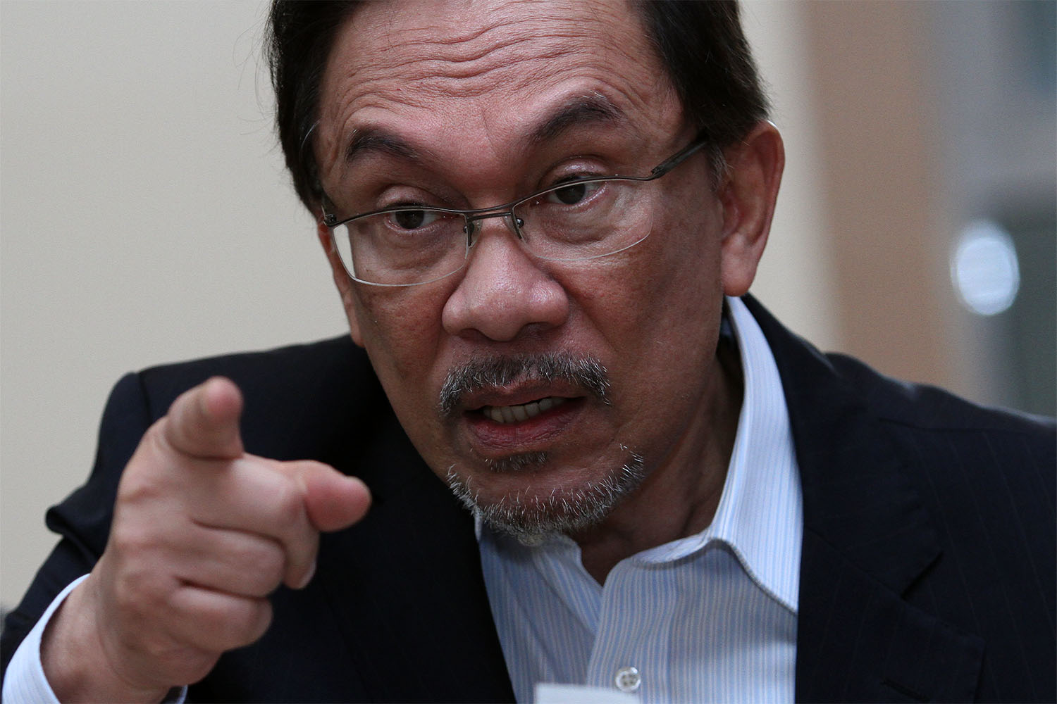 On the flip side, Anwar said his team of lawyers had done an 'impressive' job by laying down the facts and relying on the law to back their arguments. u00e2u20acu201d Picture by Yusof Mat Isa