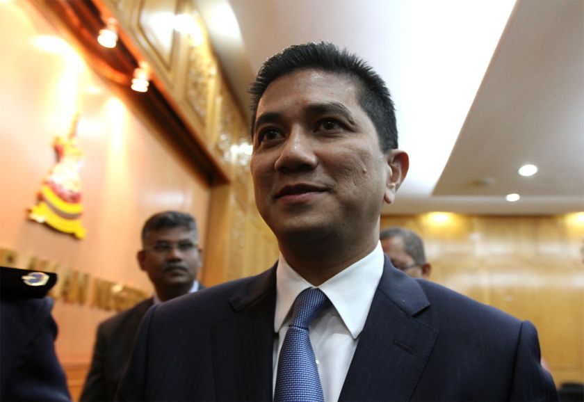 Selangor Mentri Besar, Azmin Ali  at the state government office in Shah Alam, October 1, 2014. u00e2u20acu2022 Picture by Yusof Mat Isa