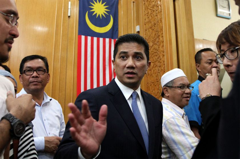 Selangor Mentri Besar, Azmin Ali  at the Bangunan SSAAS in Shah Alam, October 1, 2014. u00e2u20acu2022 Picture by Yusof Mat Isa