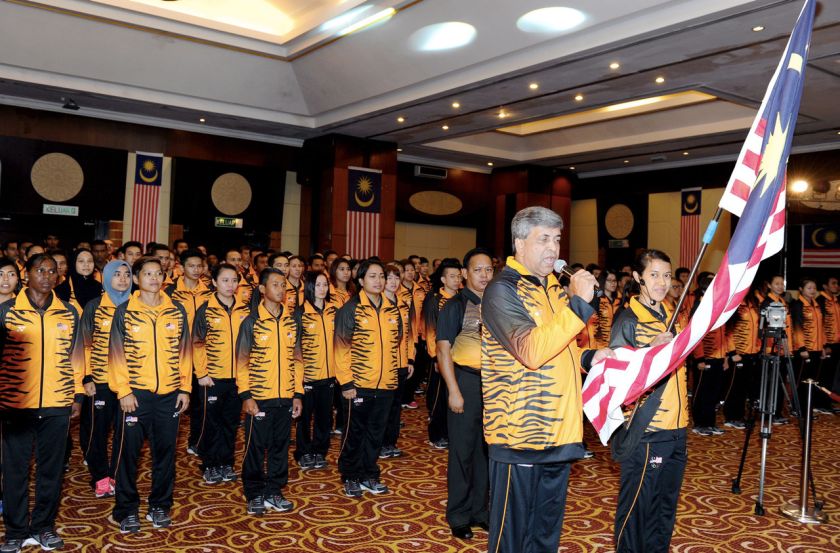 Datuk Danyal Balagopal Abdullah, Malaysia's chef de mission. u00e2u20acu201d Bernama pic