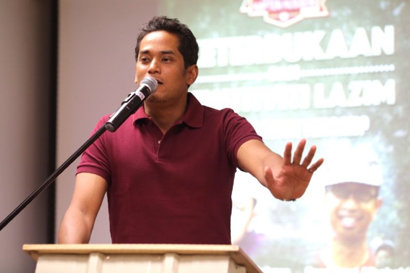 Youth and Sports Minister Khairy Jamaluddin spoke at the u00e2u20acu02dcOpenness vs Sensitive disclosureu00e2u20acu2122 forum, in Kelana Jaya last night. u00e2u20acu2022 Picture by Choo Choy May
