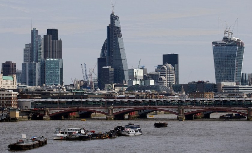 General view of the London city skyline. Skyscrapers are shooting up all over transforming a skyline once dominated by Big Ben and St Paul's Cathedral. u00e2u20acu201d AFP picn