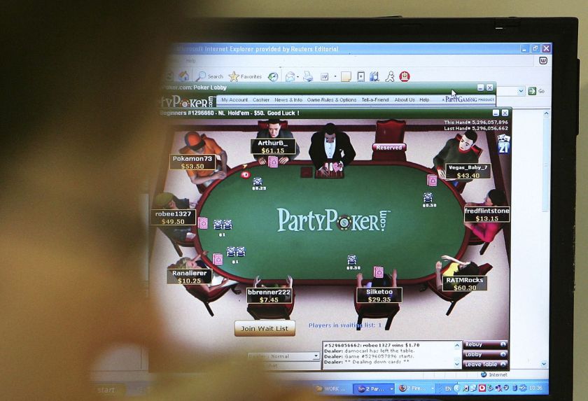 The draw of online poker games is they are much faster and available round the clock. u00e2u20acu201d Reuters pic