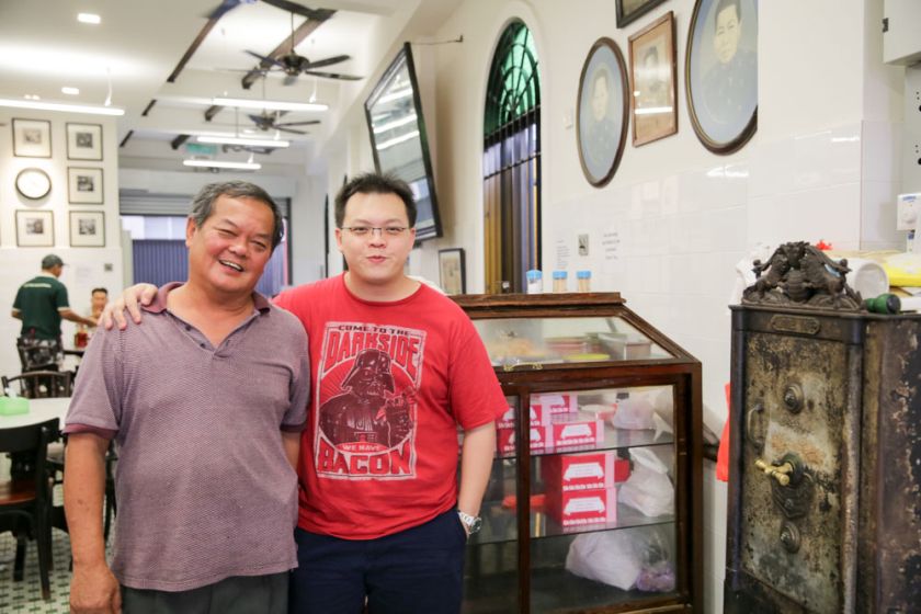 Jack Lee (left) inherited the business from his father and now his son Mervyn runs it. — Picture by Choo Choy May