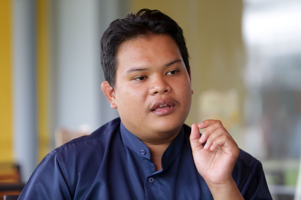 Muhammad Najib Abdul Rahim, Coalition of Malaysian Muslim Students National Politics chairman. — Picture by Choo Choy May