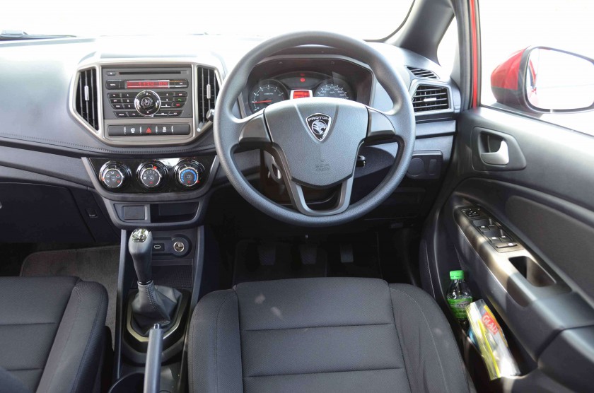 The cockpit of the Proton Iriz.