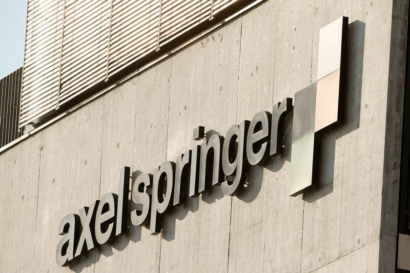 The logo of German publisher Axel Springer is seen at an office building in Zurich July 25, 2013. u00e2u20acu201d Reuters pic