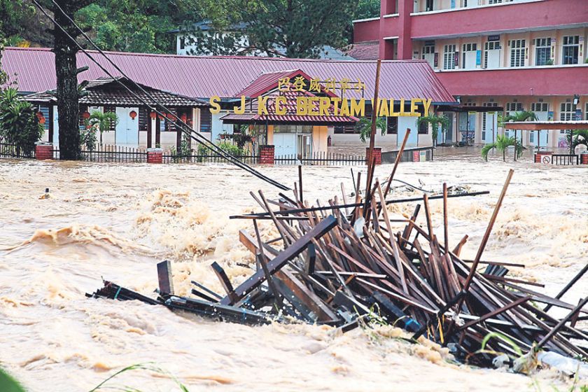 Wednesdayu00e2u20acu2122s flooding is the second major incident at the highlands after the Bertam Valley floods on October 23 last year. u00e2u20acu2022 Malay Mail pic
