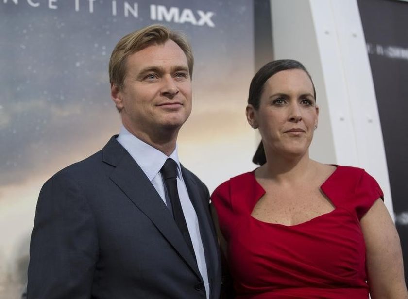 Director of the movie Christopher Nolan and his wife Emma Thomas pose at the premiere of u00e2u20acu02dcInterstellaru00e2u20acu2122 at the TCL Chinese theatre in Hollywood, California October 26, 2014. u00e2u20acu2022 Reuters pic