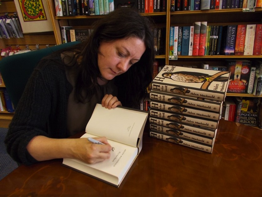 Macdonald said that training the predatory goshawk she called Mabel introduced her to a very strange world. u00e2u20acu201d File pic