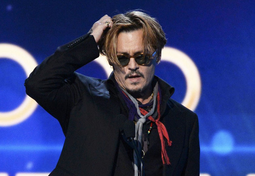 Johnny Depp presents the Hollywood Documentary Award to u00e2u20acu02dcSupermensch: The Legend of Shep Gordonu00e2u20acu2122 during the Hollywood Film Awards in Hollywood, California November 15, 2014. u00e2u20acu201d Reuters pic
