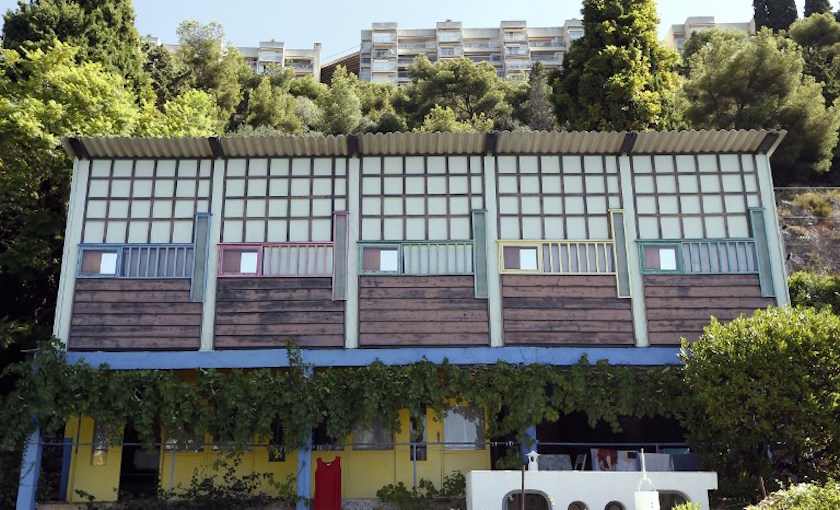 A picture taken on August 26, 2013 shows camping units created by Swiss-born French architect Le Corbusier in Roquebrune-Cap-Martin, southeastern France. u00e2u20acu201d AFP pic