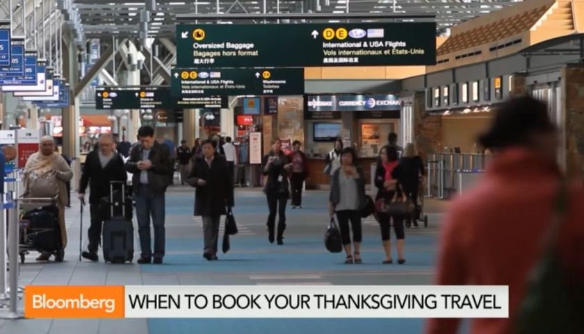 The trends to expect in air travel this holiday season. u00e2u20acu2022 Bloomberg pic