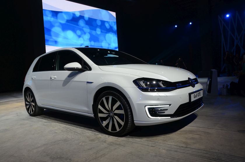The new Golf GTE, plug-in hybrid, also to be launched in 2015. — Pic by Y.S. Khong