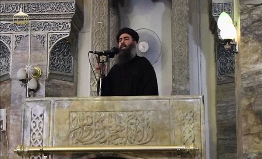 This still image from a video recording posted on the Internet on July 5, 2014 shows a man purported to be the reclusive leader of the militant Islamic State Abu Bakr al-Baghdadi. u00e2u20acu201d Reuters pic