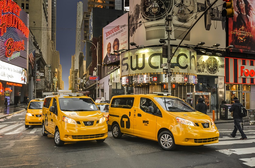 Beginning next spring, retiring taxis will be replaced with the Nissan NV200, created specifically to shuttle riders across the city. u00e2u20acu201d AFP pic