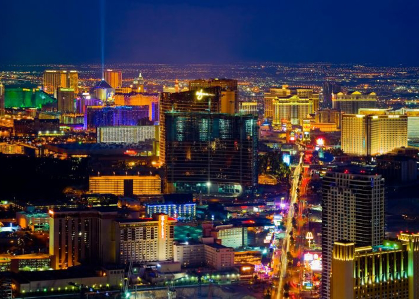 A view of downtown Las Vegas strip, the centre of casinos and entertainment, December 24, 2014. u00e2u20acu201d AFP pic