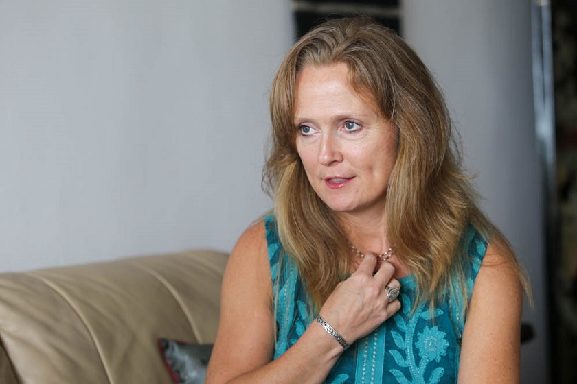 Sarah Bajc speaks to Malay Mail Online at her home in Kuala Lumpur. u00e2u20acu201d Picture by Choo Choy May