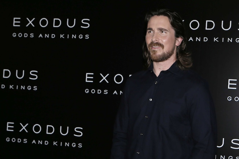 Actor Christian Bale poses during a photocall for the film 'Exodus: Gods and Kings' in Paris December 2, 2014. u00e2u20acu201d Reuters pic