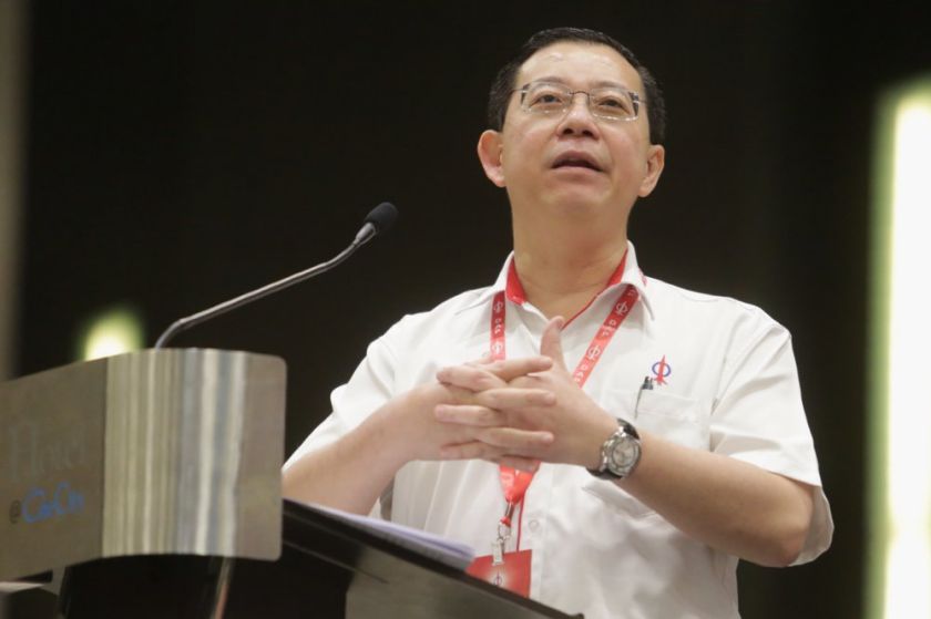 Lim Guan Eng delivers a speech at the DAP National Conference 2014, One City Mall, USJ, December 14, 2014. u00e2u20acu201d Picture by Choo Choy May