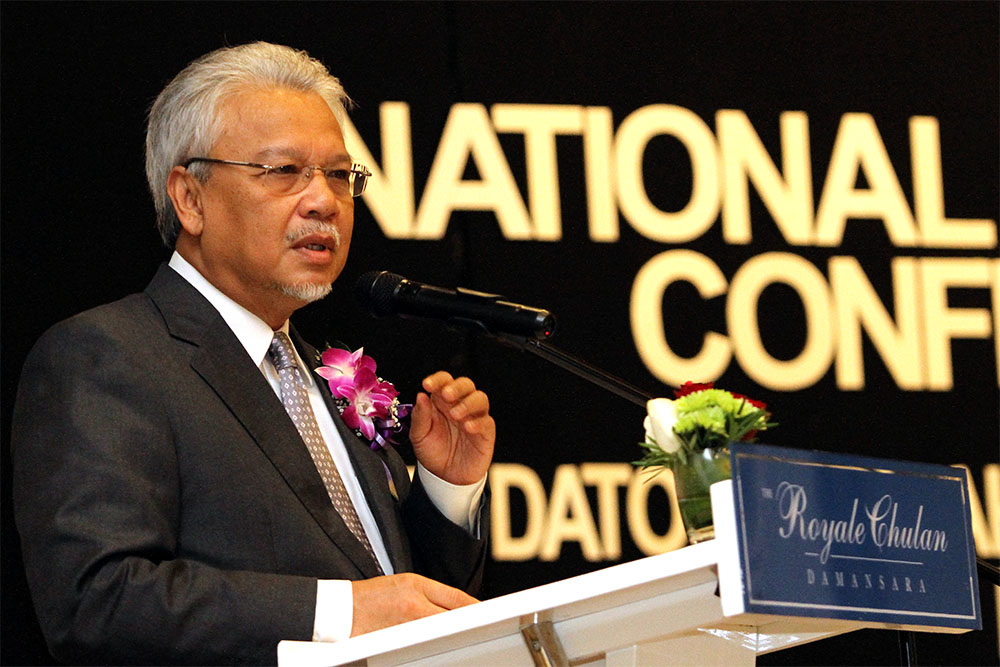 Second Finance Minister Datuk Seri Ahmad Husni Hanadzlah speaks at the National Economic Outlook Conference 2015-2016 at The Royale Chulan in Damansara, December 2, 2014. u00e2u20acu201d Picture by Yusof Mat Isa