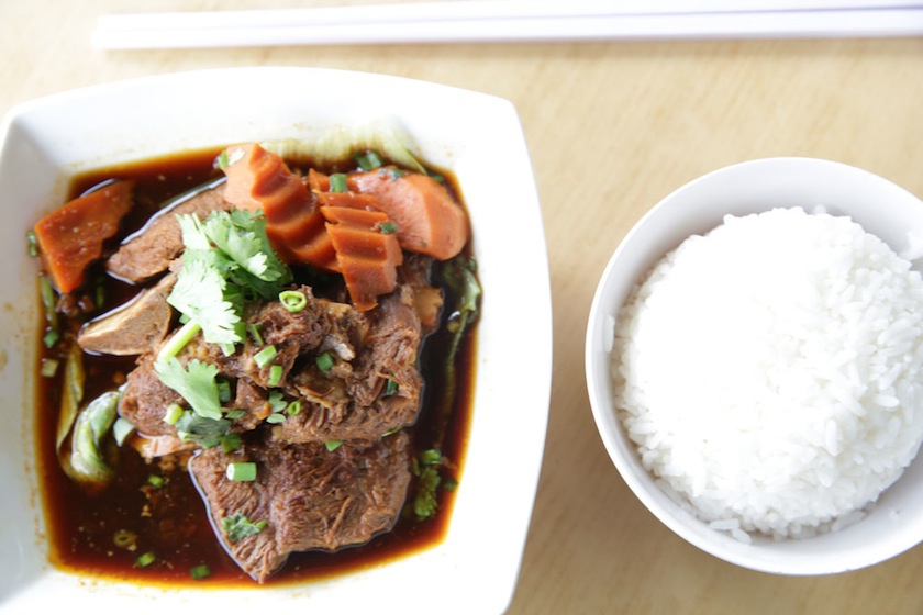 Ah Soon Kor's Stewed Pork Ribs is tender and satisfying.