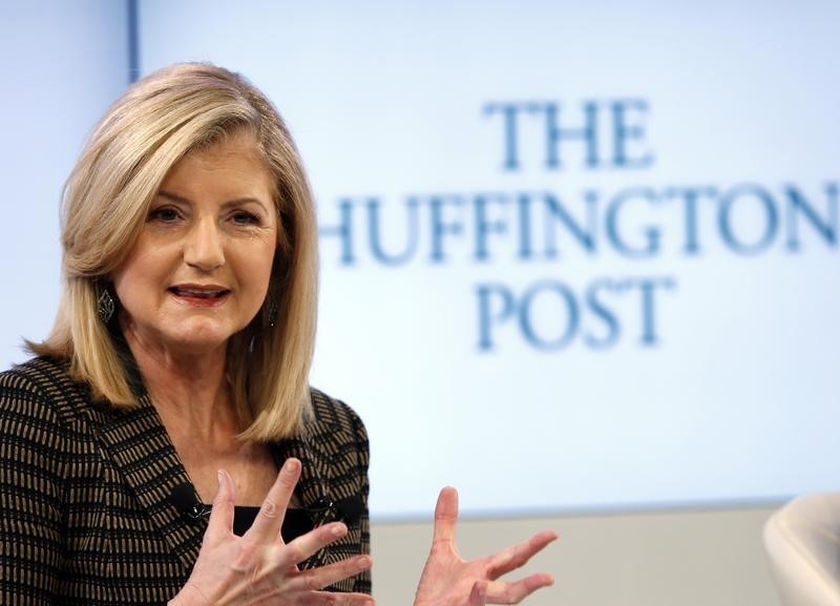 Arianna Huffington, president and Editor-in-Chief of The Huffington Post Media Group at the World Economic Forum (WEF) in Davos January 25, 2014. u00e2u20acu201d Reuters pic