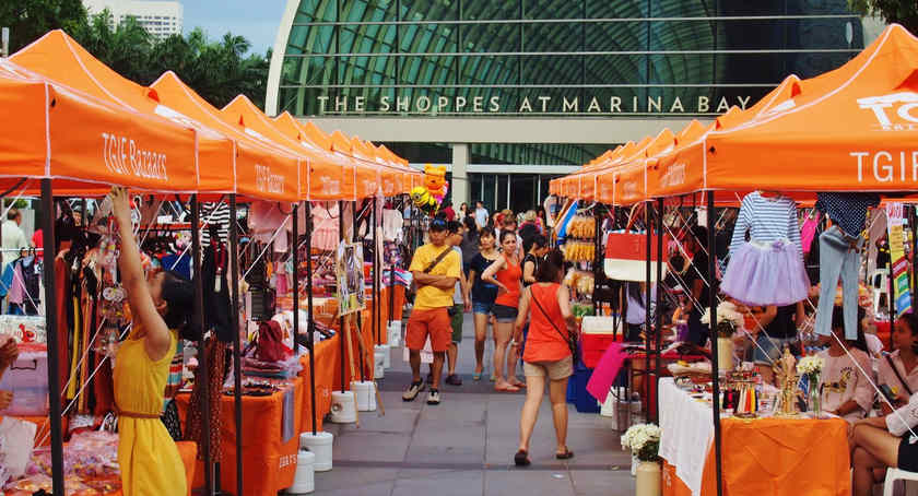 From artisan handicraft, fashion apparel and accessories, to lighted gadgets at the marina Waterfront Bazaar. u00e2u20acu201d TODAY pic