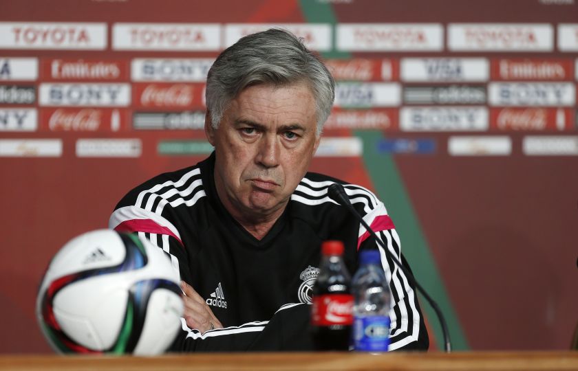 Real Madrid's coach Carlo Ancelotti attends a news conference on the eve of their Club World Cup final against San Lorenzo at Marrakech stadium December 19, 2014. u00e2u20acu2022 Reuters pic