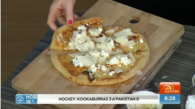 The 99-cheese pizza of World Pizza Champion Johnny di Francesco.u00c2u00a9Sunrise Yahoo! Australia