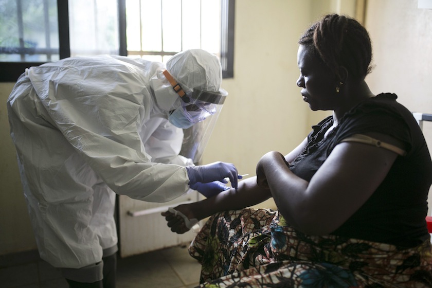 A health worker attends to a patient at the maternity ward in the government hospital in Koidu, Kono district in eastern Sierra Leone, December 20, 2014. u00e2u20acu201du00c2u00a0Reuters pic