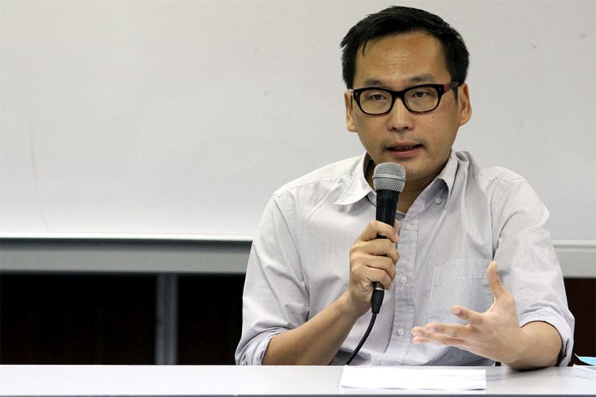 Lawyers for Liberty executive director Eric Paulsen speaks at Wisma HELP, Damansara Heights, Kuala Lumpur. December 11, 2014. u00e2u20acu201d Picture by Yusof Mat Isa