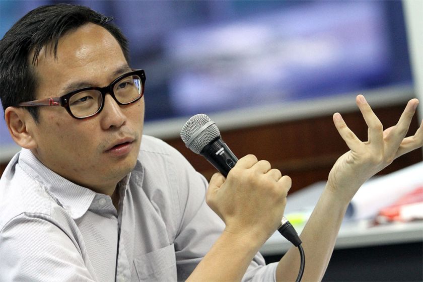 Lawyers for Liberty executive director Eric Paulsen speaks at Wisma HELP, Damansara Heights, Kuala Lumpur. December 11, 2014. u00e2u20acu201d Picture by Yusof Mat Isa