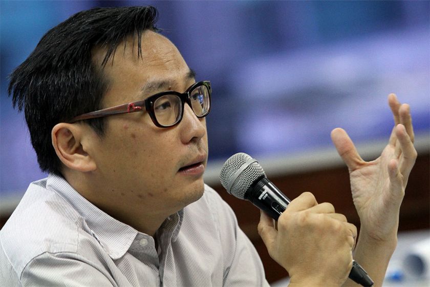 Lawyers for Liberty executive director Eric Paulsen speaks at Wisma HELP, Damansara Heights, Kuala Lumpur. December 11, 2014. u00e2u20acu201d Picture by Yusof Mat Isa