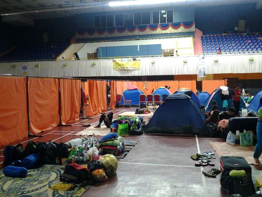 A flood relief centre in Kemaman, Terengganu, December 27, 2014. 