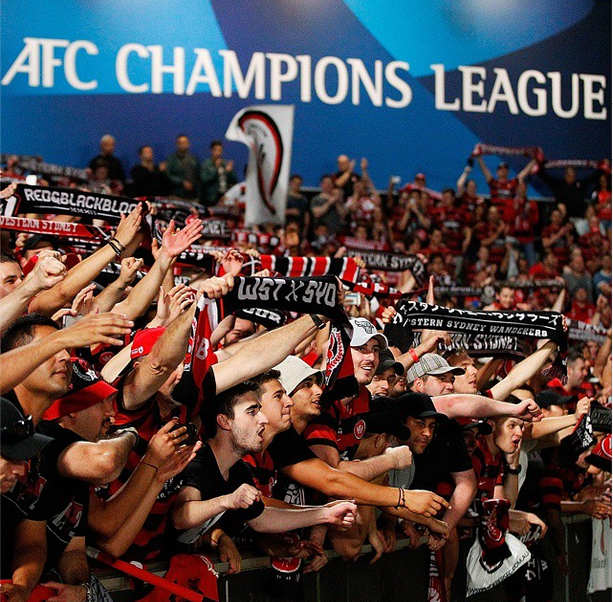 Euphoric time for Western Sydney Wanderers fans on their clubu00e2u20acu2122s 1-0 aggregate win over Saudi Arabiau00e2u20acu2122s Al Hilal in Riyadh on November 2, 2014, AFC Club champhionship. u00e2u20acu201d Wanderers FC pic