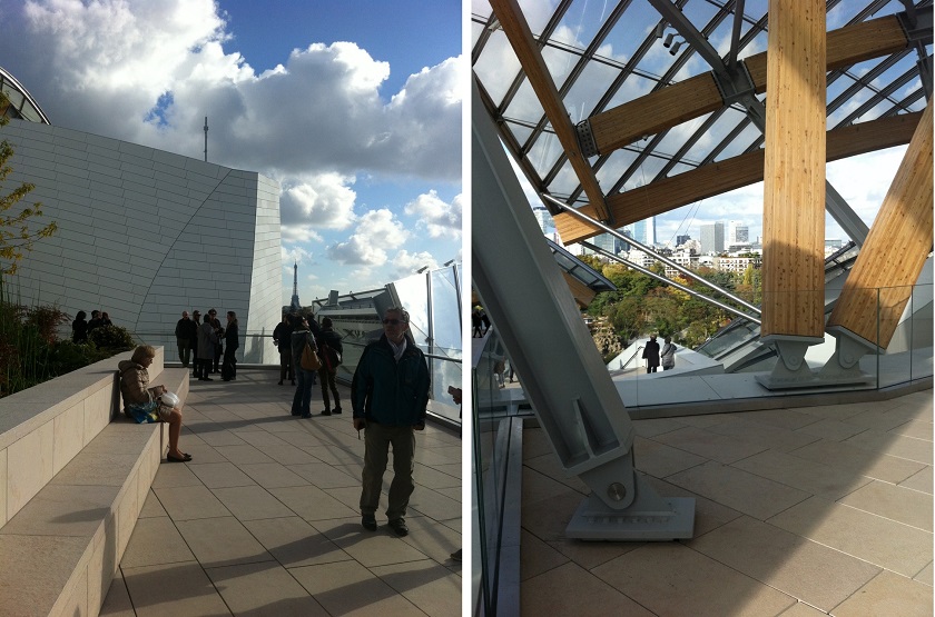 Tantalising views can be seen of the romantic Jardin d’Acclimatation, mirrored skyscrapers of the financial district La Defence, thick forest treetops and a glimpse of the Eiffel Tower.— Picture by Helen Hickey