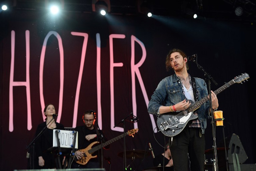Irish musician Hozier performs on stage during the Rock-en-Seine music festival in Saint-Cloud, near Paris, August 22, 2014. u00e2u20acu201d AFP pic