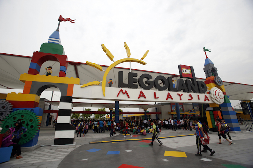 File photograph shows visitors arriving for a media preview of Legoland Malaysia at Nusajaya in the southern state of Johor September 14, 2012. u00e2u20acu201d Reuters pic
