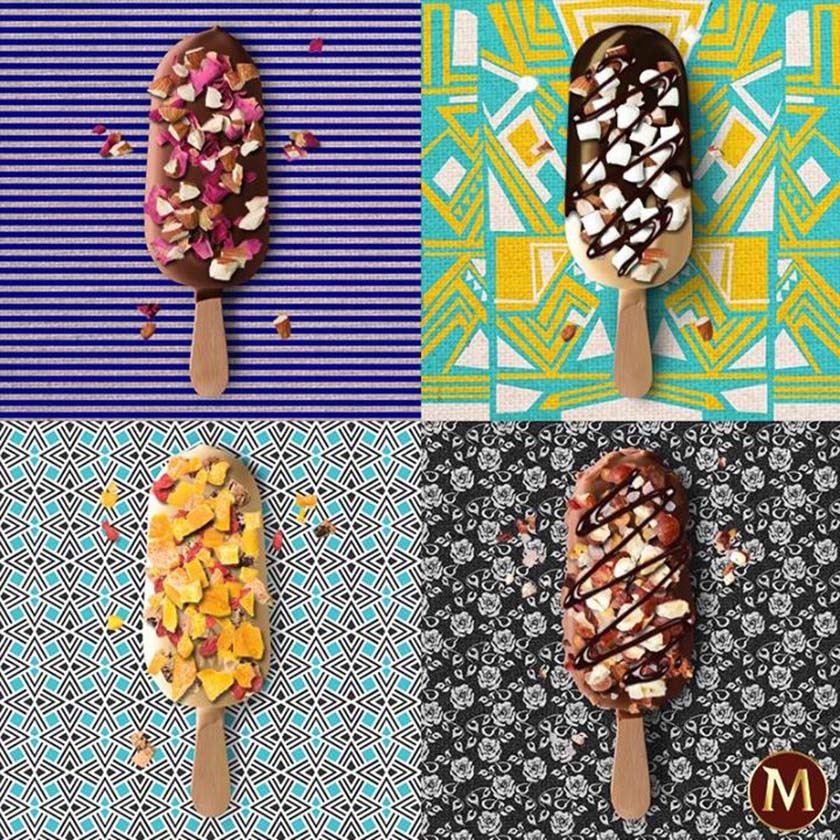 Examples of customised Magnums. — Picture from Magnum Malaysia Facebook page